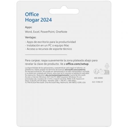 Microsoft Office Hogar 2024/ 1 Usuario/ Licencia Perpetua - Tiensol