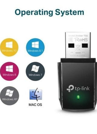 Mini Adaptador USB - WiFi TP - Link Archer T3U AC1300/ 1300Mbps - Tiensol