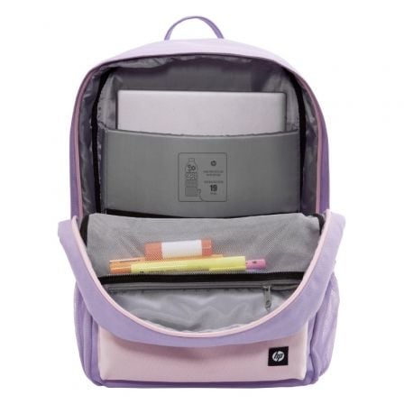 Mochila HP Campus 7J597AA para Portátiles hasta 15.6'/ Rosa Lavanda - Tiensol