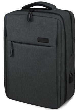 Mochila Subblim Traveller Airpadding Backpack para Portátiles hasta 15.6'/ Puerto USB/ Gris - Tiensol