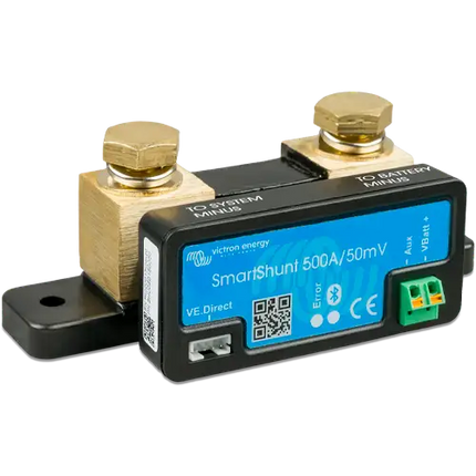 Monitor de Baterías Victron SmartShunt 500A 50mV Bluetooth - Monitor de Baterías