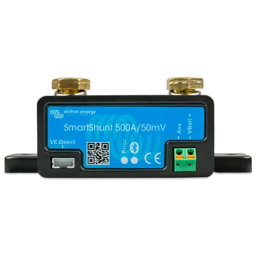 Monitor de Baterías Victron SmartShunt 500A 50mV Bluetooth - Monitor de Baterías