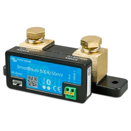 Monitor de Baterías Victron SmartShunt 500A 50mV Bluetooth - Monitor de Baterías