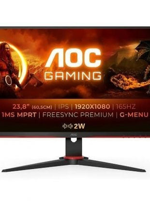 Monitor Gaming AOC 24G2SPAE/BK 23.8'/ Full HD/ 1ms/ 165Hz/ IPS/ Multimedia/ Negro - Tiensol