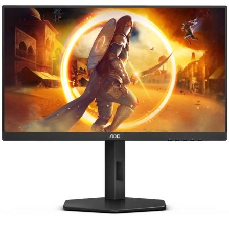 Monitor Gaming AOC 24G4X 23.8'/ Full HD/ 0.5ms/ 180Hz/ IPS/ Multimedia/ Regulable en altura/ Negro - Tiensol