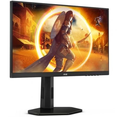 Monitor Gaming AOC 24G4X 23.8'/ Full HD/ 0.5ms/ 180Hz/ IPS/ Multimedia/ Regulable en altura/ Negro - Tiensol