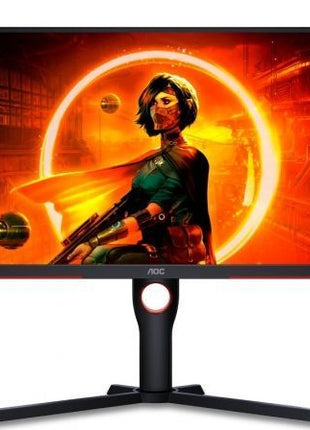 Monitor Gaming AOC 25G3ZM/BK 24.5'/ Full HD/ 0.5ms/ 240Hz/ VA/ Regulable en altura/ Negro y Rojo - Tiensol