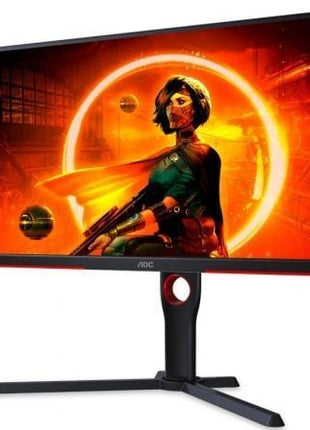 Monitor Gaming AOC 25G3ZM/BK 24.5'/ Full HD/ 0.5ms/ 240Hz/ VA/ Regulable en altura/ Negro y Rojo - Tiensol