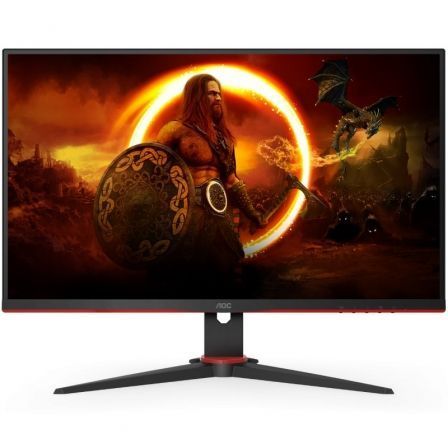 Monitor Gaming AOC 27G2SAE/BK 27'/ Full HD/ 1ms/ 165Hz/ VA/ Multimedia/ Negro y Rojo - Tiensol