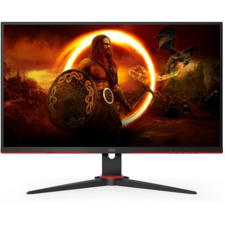 Monitor Gaming AOC Q27G2E/BK 27'/ QHD/ 1ms/ 144Hz/ VA/ Negro y Rojo - Tiensol