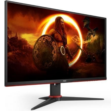 Monitor Gaming AOC Q27G2E/BK 27'/ QHD/ 1ms/ 144Hz/ VA/ Negro y Rojo - Tiensol