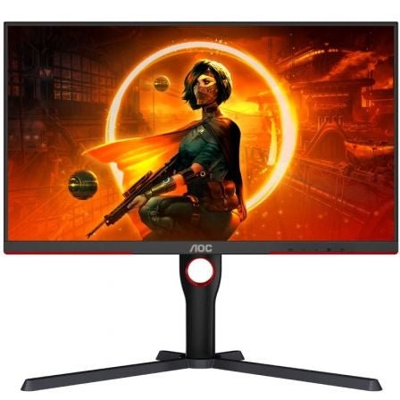 Monitor Gaming AOC Q27G3XMN/BK 31.5'/ QHD/ 1ms/ 180Hz/ VA/ Regulable en altura/ Negro - Tiensol