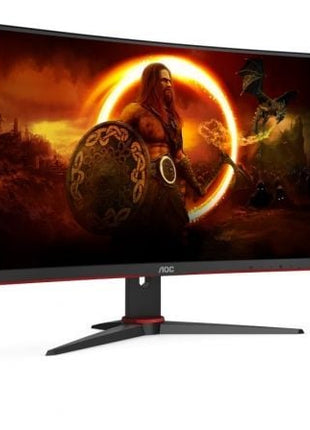 Monitor Gaming Curvo AOC C27G2ZE/BK 27'/ Full HD/ 1ms/ 240Hz/ VA/ Negro y Rojo - Tiensol