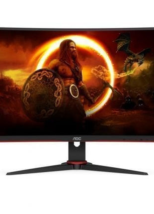 Monitor Gaming Curvo AOC C27G2ZE/BK 27'/ Full HD/ 1ms/ 240Hz/ VA/ Negro y Rojo - Tiensol