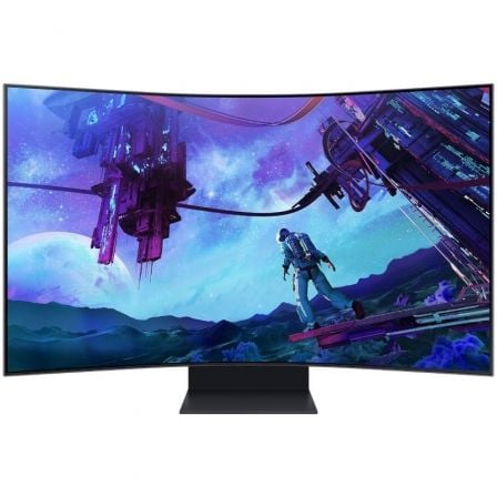 Monitor Gaming Curvo Samsung Odyssey Ark S55CG970NU 55'/ 4K/ 1ms/ 165Hz/ VA/ Regulable en altura/ Smart TV/ Multimedia/ Negro - Tiensol