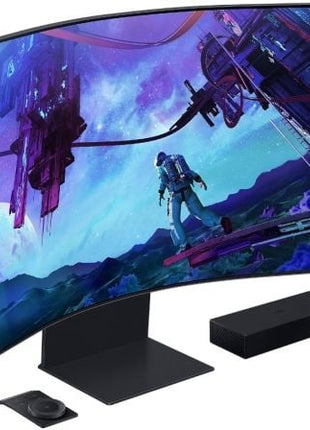 Monitor Gaming Curvo Samsung Odyssey Ark S55CG970NU 55'/ 4K/ 1ms/ 165Hz/ VA/ Regulable en altura/ Smart TV/ Multimedia/ Negro - Tiensol