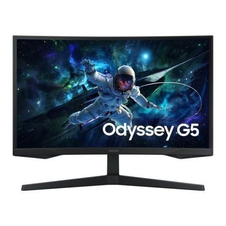 Monitor Gaming Curvo Samsung Odyssey G5 S27CG552EU 27'/ QHD/ 1ms/ 165Hz/ VA/ Negro - Tiensol