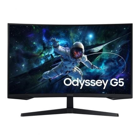 Monitor Gaming Curvo Samsung Odyssey G5 S27CG554EU 27'/ QHD/ 1ms/ 165Hz/ VA/ Negro - Tiensol