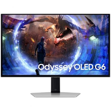 Monitor Gaming Samsung G6 Odyssey OLED S27DG600SU 27'/ QHD/ 0.03ms/ 360Hz/ Regulable en Altura/ Plata - Tiensol