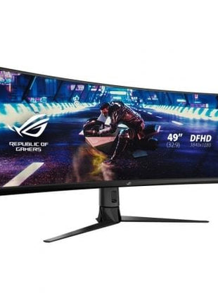 Monitor Gaming Ultrapanorámico Curvo Asus Rog Strix XG49VQ 49'/ Dual UHD/ 4ms/ 144Hz/ VA/ Multimedia/ Negro - Tiensol