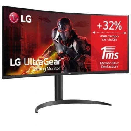 Monitor Gaming Ultrapanorámico Curvo LG UltraGear 34WP65CP - B 34'/ WQHD/ 1ms/ 160Hz/ VA/ Multimedia/ Negro - Tiensol