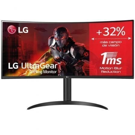 Monitor Gaming Ultrapanorámico Curvo LG UltraGear 34WP65CP - B 34'/ WQHD/ 1ms/ 160Hz/ VA/ Multimedia/ Negro - Tiensol