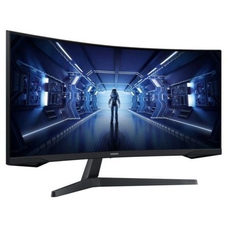 Monitor Gaming Ultrapanorámico Curvo Samsung Odyssey G5 LC34G55TWWP 34'/ UWQHD/ 1ms/ 165Hz/ VA/ Negro - Tiensol