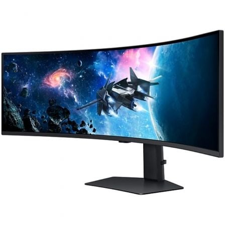 Monitor Gaming Ultrapanorámico Curvo Samsung Odyssey G9 OLED S49CG950EU 49'/ Dual QHD/ 1ms/ 240Hz/ VA/ Negro - Tiensol