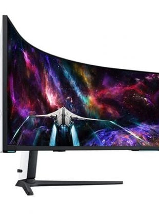 Monitor Gaming Ultrapanorámico Curvo Samsung Odyssey Neo G9 S57CG952NU 57'/ Dual UHD/ 1ms/ 240Hz/ VA/ Regulable en altura/ Blanco - Tiensol