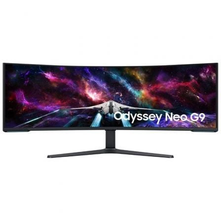 Monitor Gaming Ultrapanorámico Curvo Samsung Odyssey Neo G9 S57CG952NU 57'/ Dual UHD/ 1ms/ 240Hz/ VA/ Regulable en altura/ Blanco - Tiensol