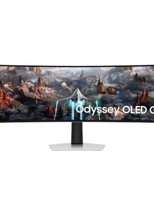 Monitor Gaming Ultrapanorámico Curvo Samsung Odyssey OLED G9 S49CG934SU 49'/ Dual QHD/ 0.03ms/ 240Hz/ OLED/ Multimedia/ Plata - Tiensol