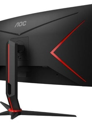 Monitor Gaming Ultraparonámico Curvo AOC CU34G2XP/BK 34'/ WQHD/ 1ms/ 180Hz/ VA/ Negro - Tiensol