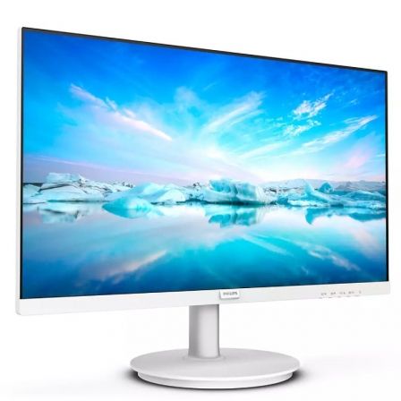 Monitor Philips 241V8AW 23.8'/ Full HD/ Multimedia/ Blanco - Tiensol