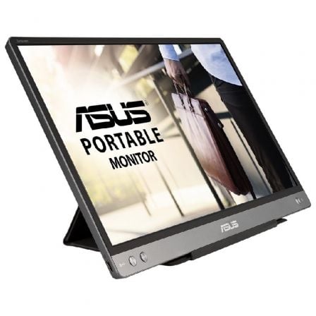 Monitor Portátil Asus ZenScreen MB14AC 14'/ Full HD/ Plata y Negro - Tiensol