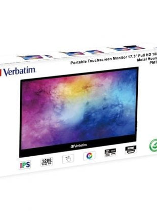 Monitor Portátil Táctil Verbatim PMT - 17 17.3'/ Full HD/ Multimedia/ Negro - Tiensol