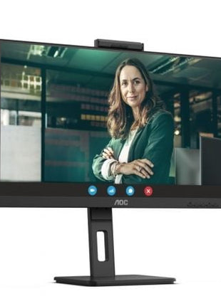 Monitor Profesional AOC 24P3CW 23.8'/ Full HD/ Webcam/ Multimedia/ Regulable en altura/ Negro - Tiensol