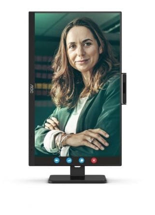 Monitor Profesional AOC 24P3CW 23.8'/ Full HD/ Webcam/ Multimedia/ Regulable en altura/ Negro - Tiensol