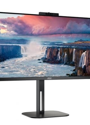 Monitor Profesional AOC 24V5CW/BK 23.8'/ Full HD/ Webcam/ Multimedia/ Regulable en altura/ Negro - Tiensol