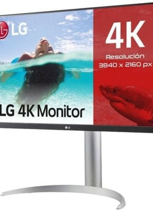 Monitor Profesional LG 27UP85NP - W 27'/ 4K/ Multimedia/ Regulable en altura/ Plata - Tiensol