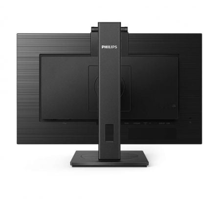 Monitor Profesional Philips 242B1H 23.8'/ Full HD/ Webcam/ Multimedia/ Regulable en altura/ Negro - Tiensol