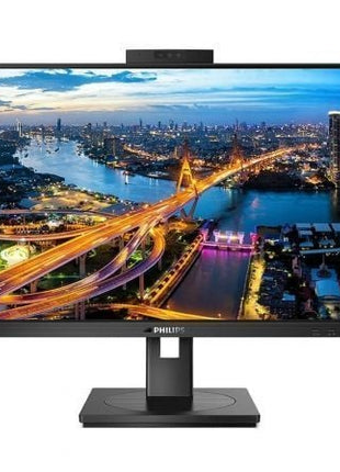 Monitor Profesional Philips 242B1H 23.8'/ Full HD/ Webcam/ Multimedia/ Regulable en altura/ Negro - Tiensol