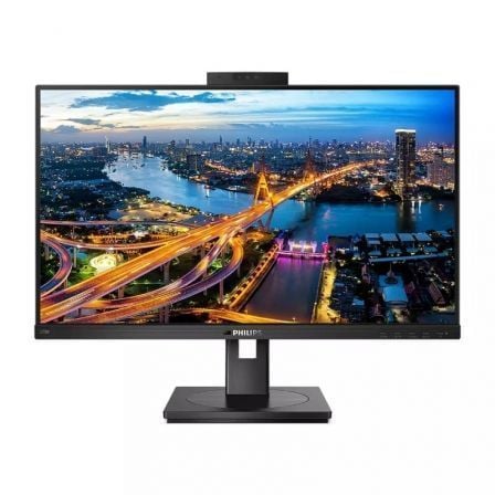 Monitor Profesional Philips 275B1H 27'/ QHD/ Webcam/ Multimedia/ Regulable en altura/ Negro - Tiensol