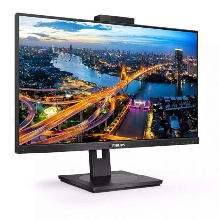 Monitor Profesional Philips 275B1H 27'/ QHD/ Webcam/ Multimedia/ Regulable en altura/ Negro - Tiensol