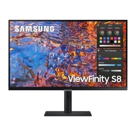 Monitor Profesional Samsung ViewFinity S8 S27B800PXU 27'/ 4K/ Regulable en altura/ Negro - Tiensol