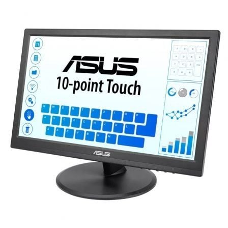 Monitor Profesional Táctil Asus VT168HR 15.6'/ WXGA/ Negro - Tiensol