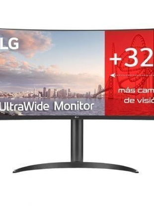 Monitor Profesional Ultrapanorámico Curvo LG 34WQ75C - B 34'/ WQHD/ Multimedia/ Regulable en altura/ Negro - Tiensol