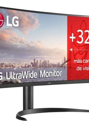 Monitor Profesional Ultrapanorámico Curvo LG 34WQ75C - B 34'/ WQHD/ Multimedia/ Regulable en altura/ Negro - Tiensol