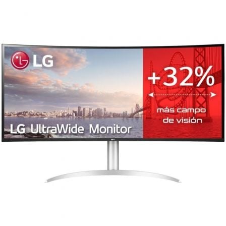 Monitor Profesional Ultrapanorámico Curvo LG 40WP95CP - W 39.7'/ 5K2K/ Multimedia/ Regulable en altura/ Plata - Tiensol