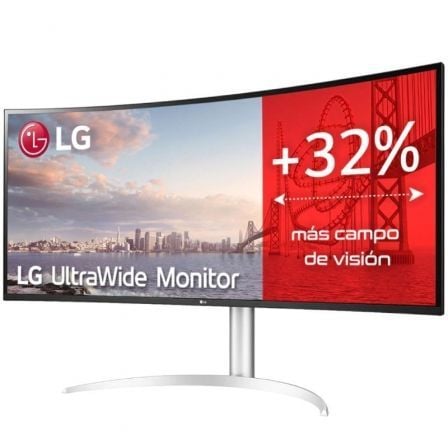 Monitor Profesional Ultrapanorámico Curvo LG 40WP95CP - W 39.7'/ 5K2K/ Multimedia/ Regulable en altura/ Plata - Tiensol