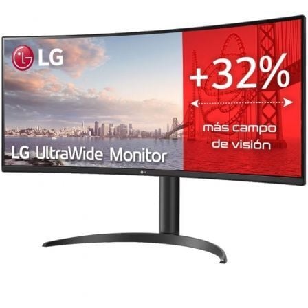 Monitor Profesional Ultrapanorámico Curvo LG UltraWide 34WP75CP - B 34'/ WQHD/ Multimedia/ Regulable en altura/ Negro - Tiensol